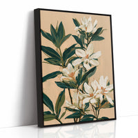 White Lily Botanical Painting