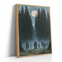 Standing Stones Keep Watch Under the Moon