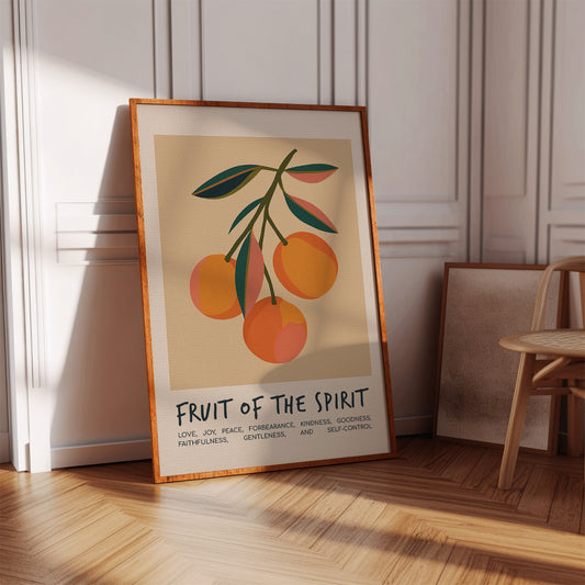 Fruit of the Spirit Citrus Branch Print