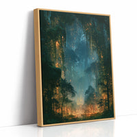 Golden Rain Falling Through the Swamp Canopy
