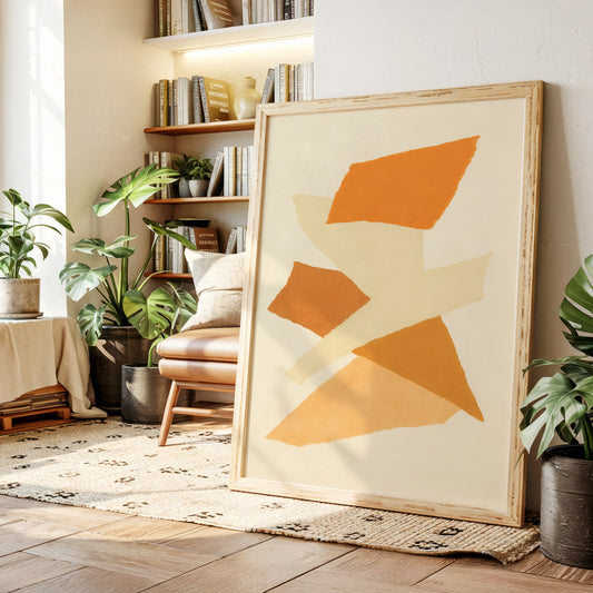 Autumn Paper Folds Into Light
