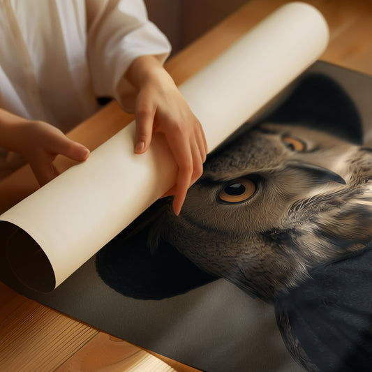 Midnight Sage With Amber Eyes