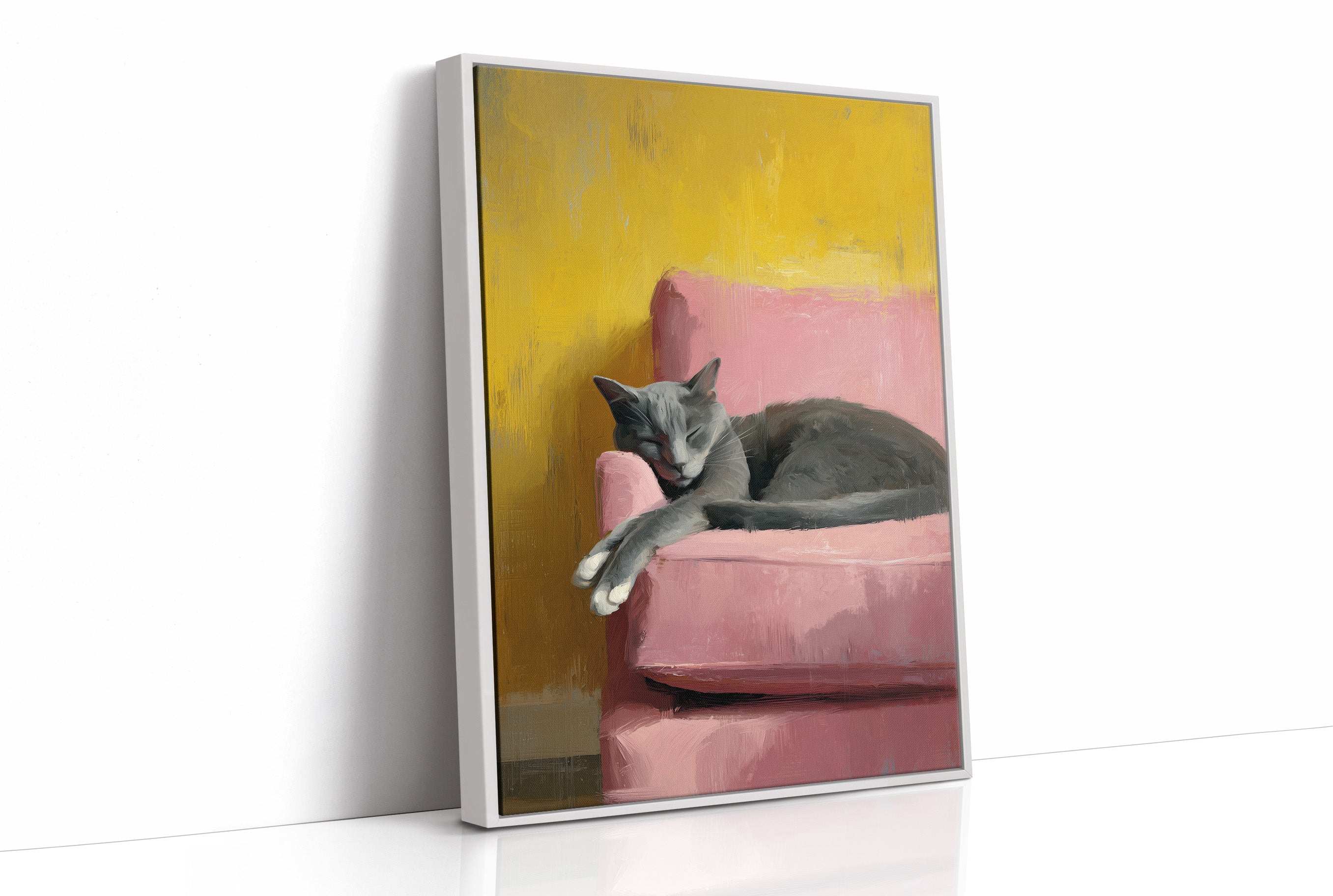 Afternoon Nap in Lemon Light