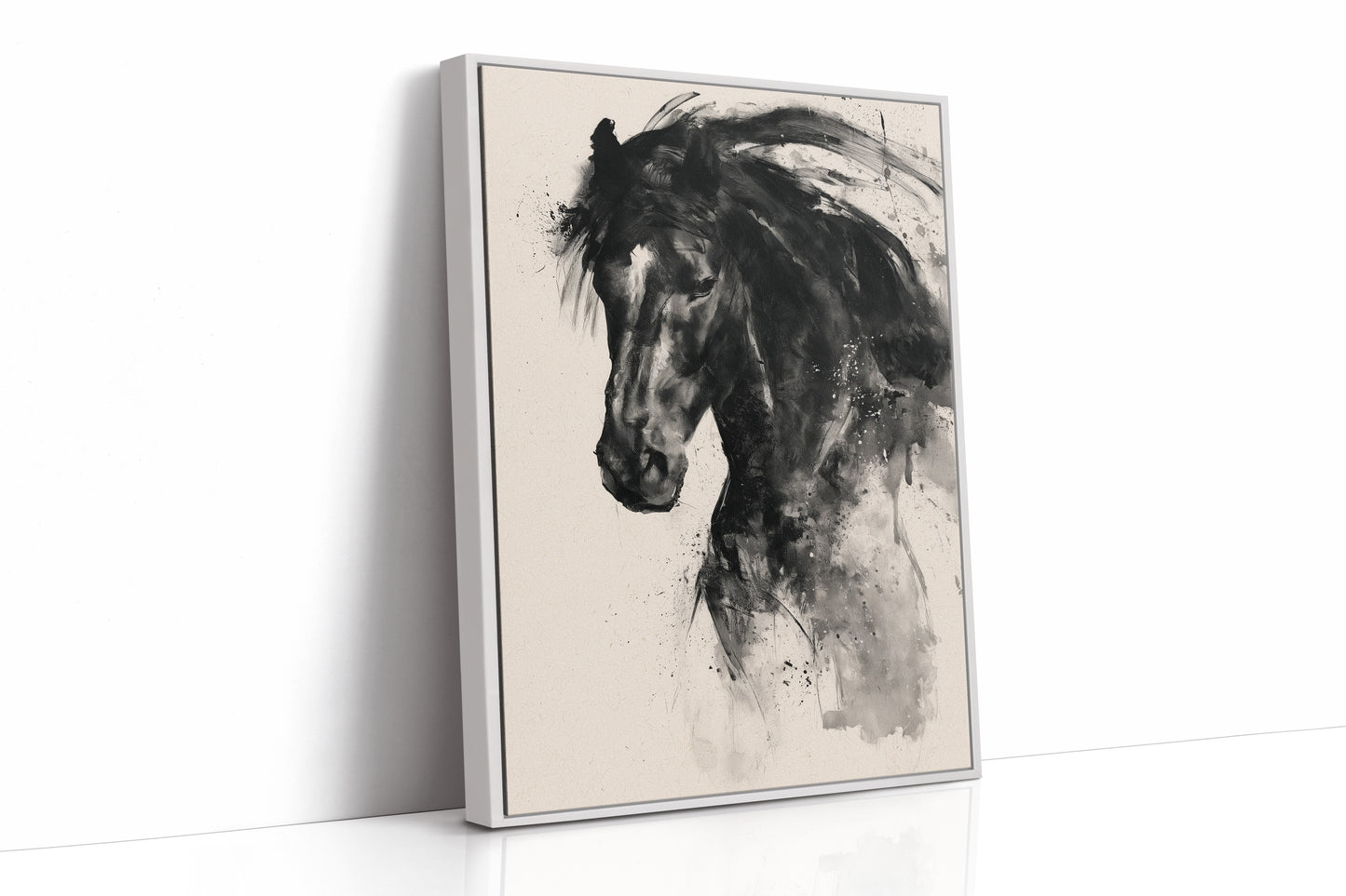 Unbridled Motion: Charcoal Stallion
