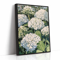 Hydrangea Garden In Full Bloom