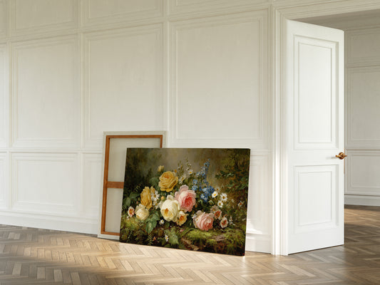 Summer Roses Dance With Wild Daisies