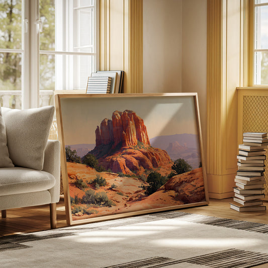 Sandstone Giants Guard Desert Dawn