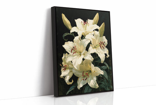 Crimson-Kissed Lilies