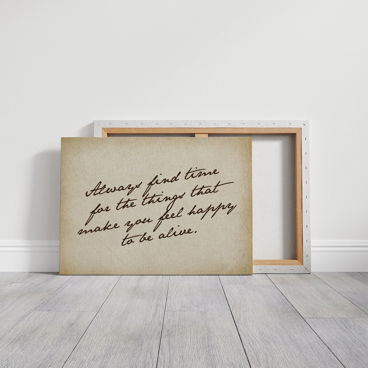 Handwritten Reminder to Live
