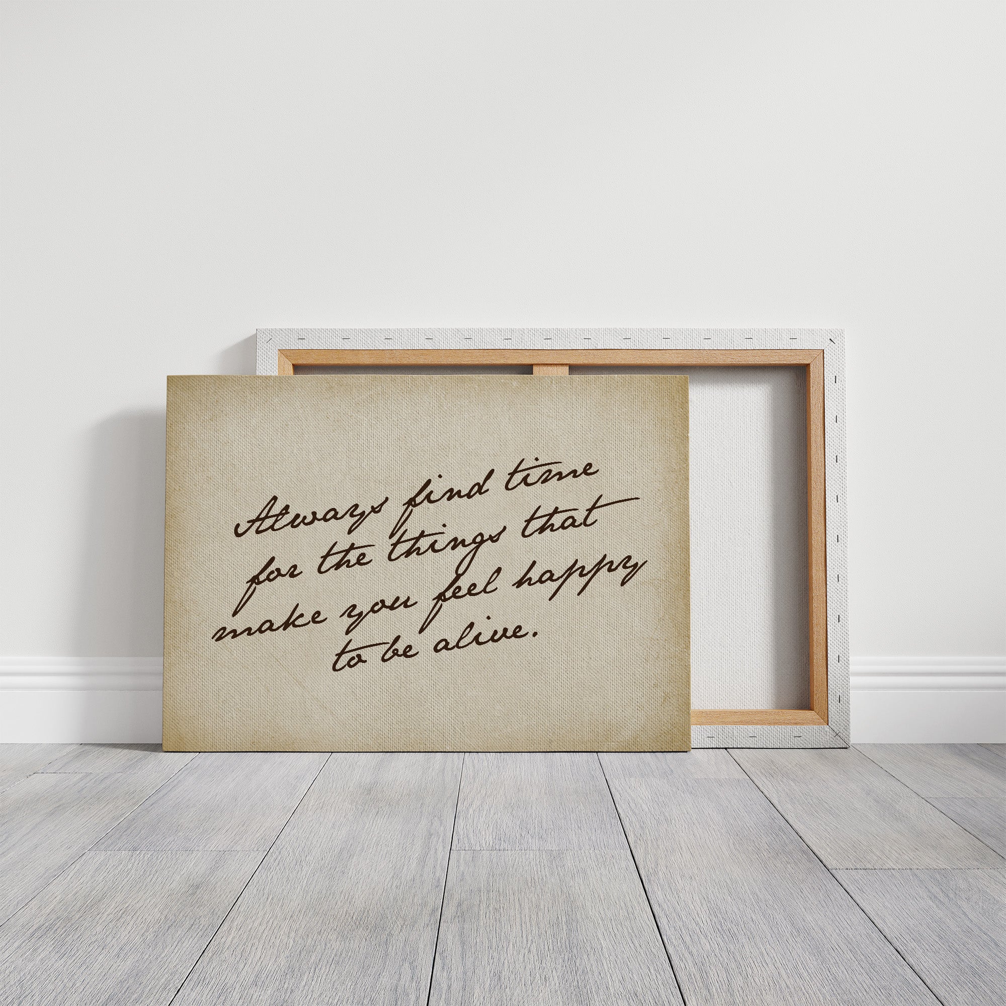 Handwritten Reminder to Live