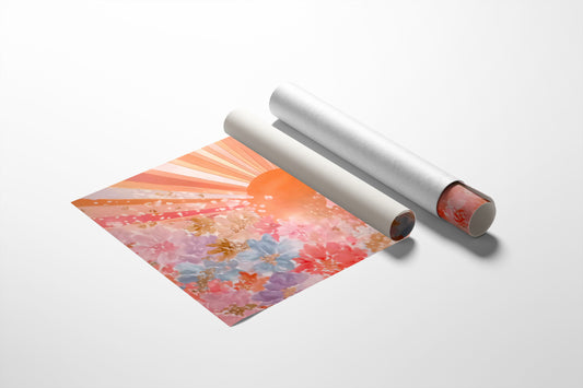 Morning Glory Blossoms Chase Sunbeams