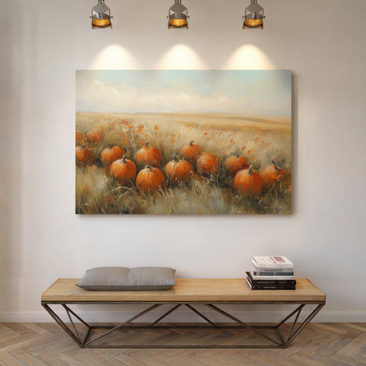 Autumn's Treasures Rest In Golden Fields