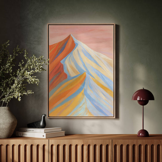 Morning Light Paints Mountain Ribbons