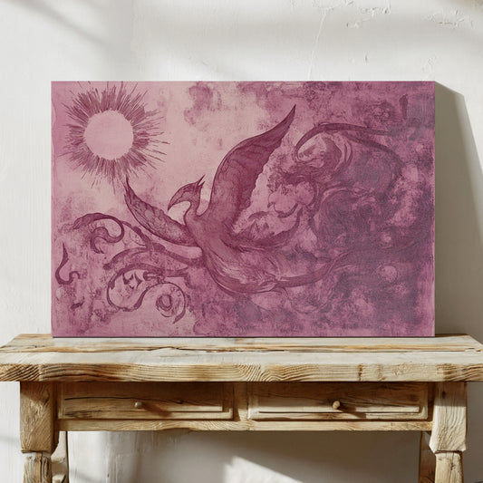 Pink Phoenix Chases Morning Light