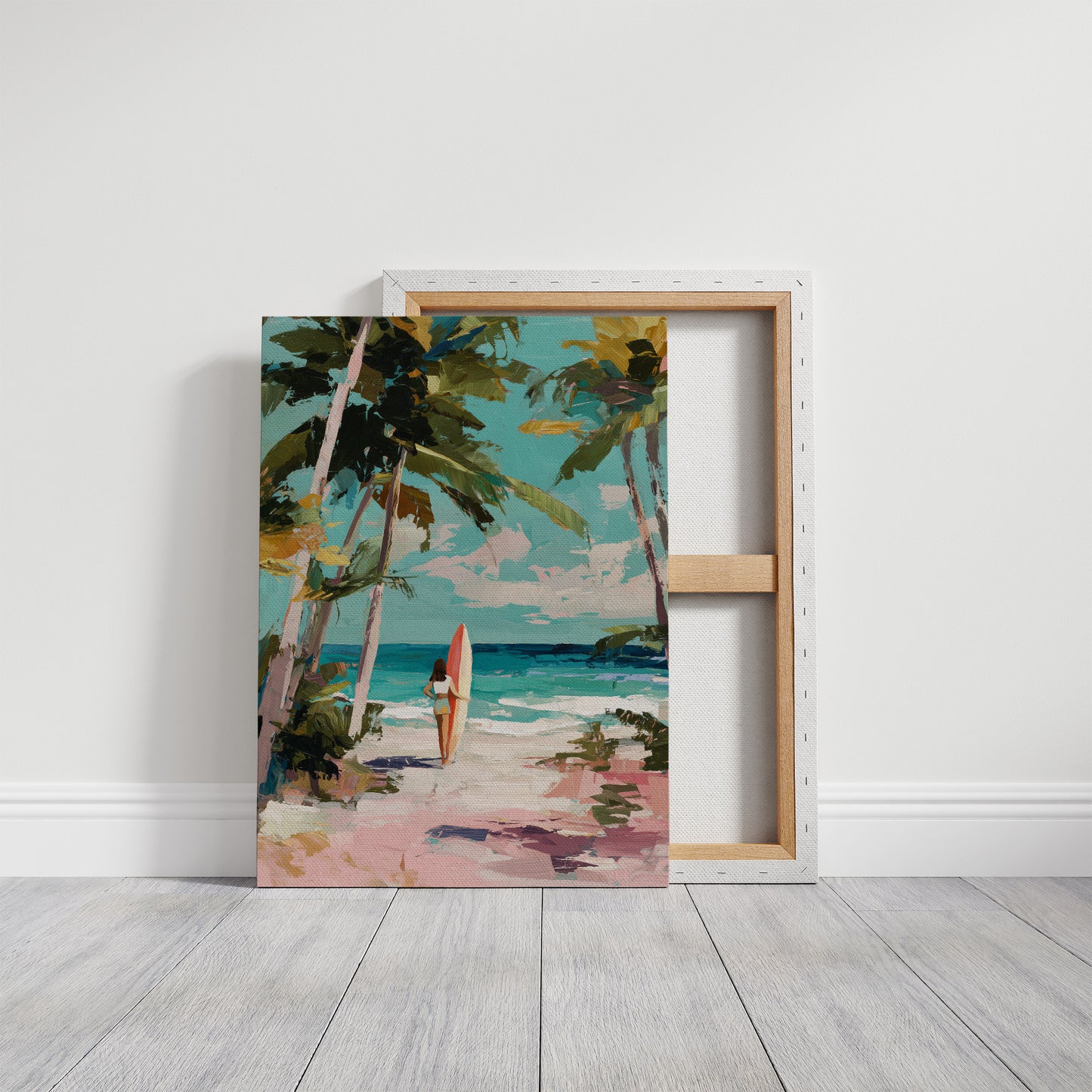 Through the Palms to the Break