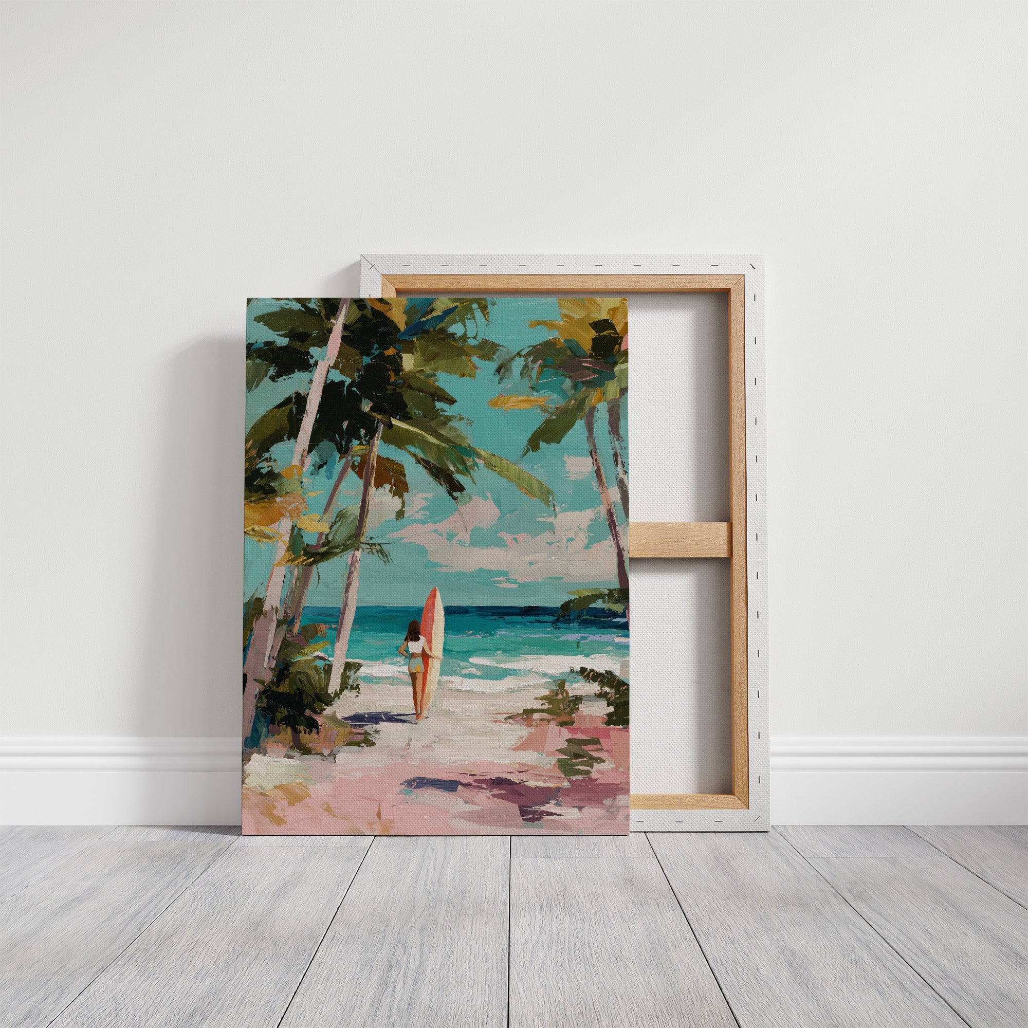 Through the Palms to the Break