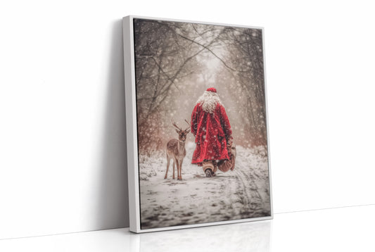 Forest Path Leads Santa Home