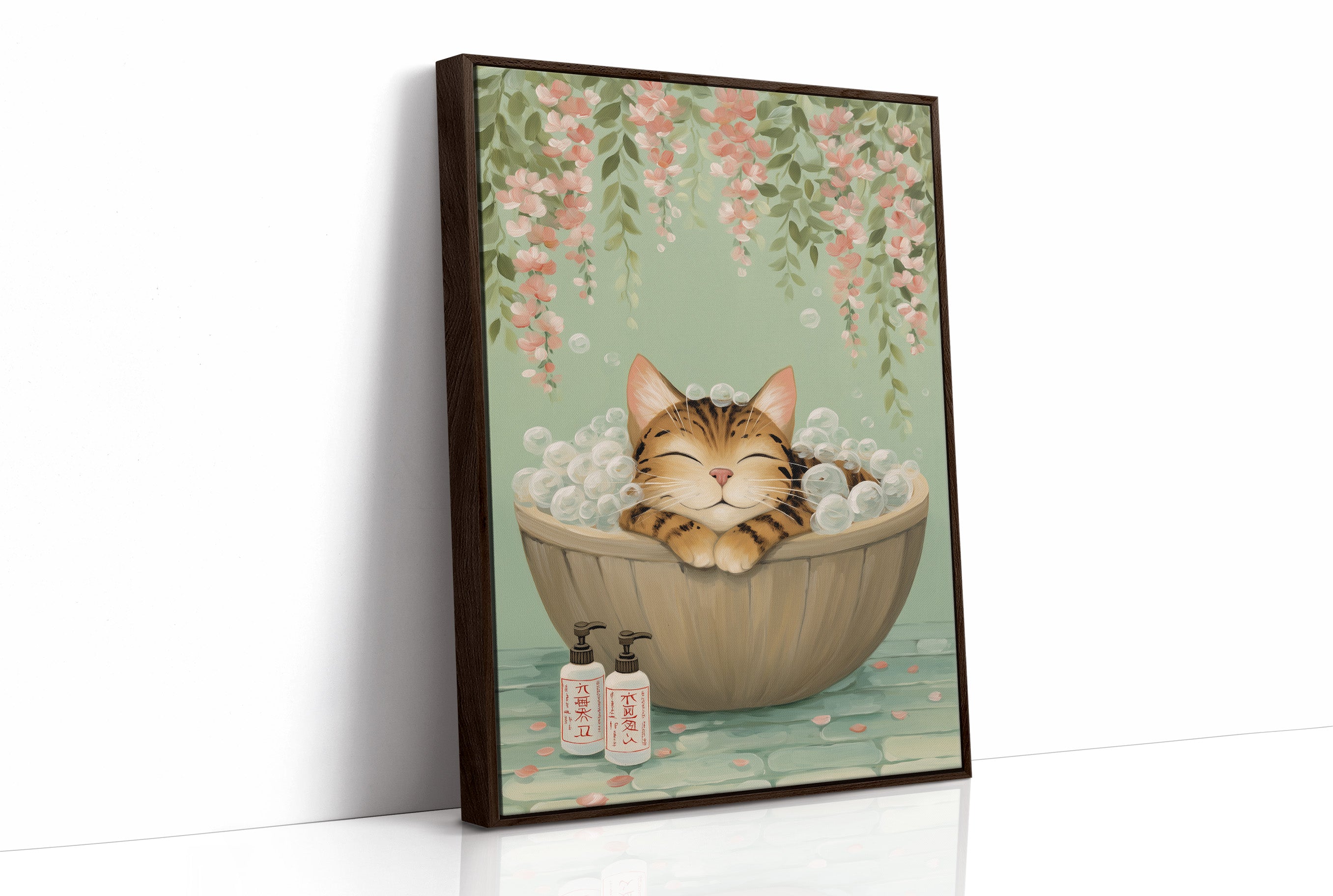 Bubble Bath Under Cherry Blossoms