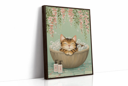 Bubble Bath Under Cherry Blossoms