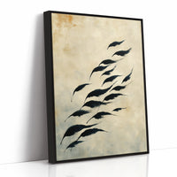 Birds Take Flight At Dawn