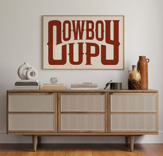 Cowboy Up Bold Western Typography