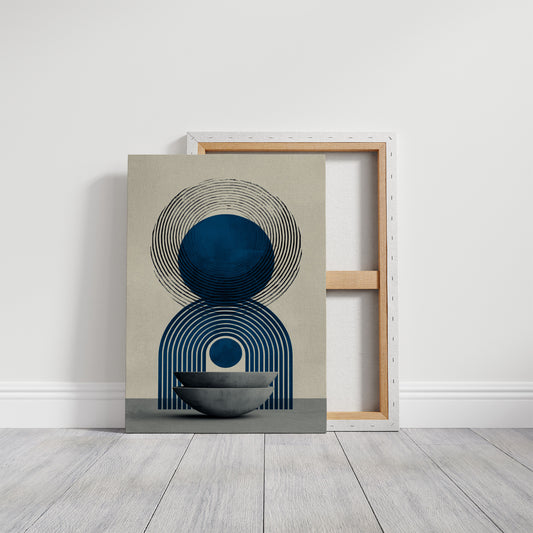 Blue Circles Dance In Morning Light