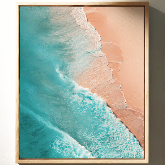 Tides Caress the Warm Sand