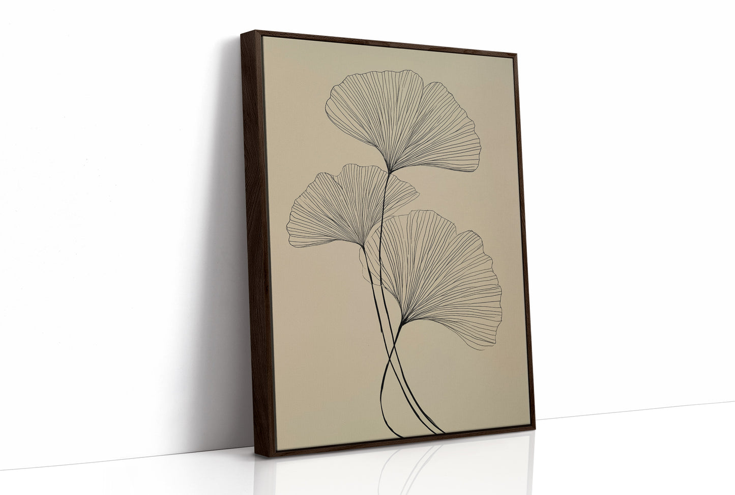 Ginkgo Lines Dance In Morning Light