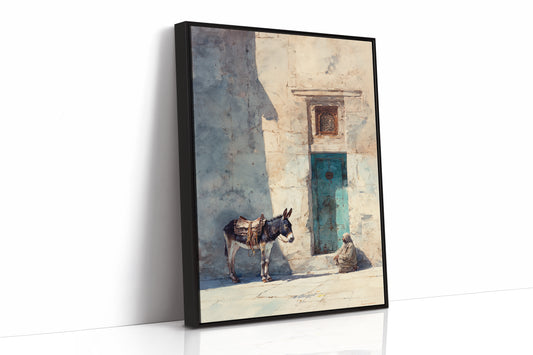 Respite Beneath the Sunlit Door