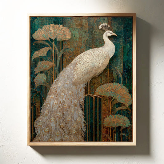 Regal Elegance Amongst Golden Blooms