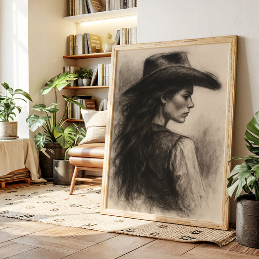 Cowgirl in Charcoal