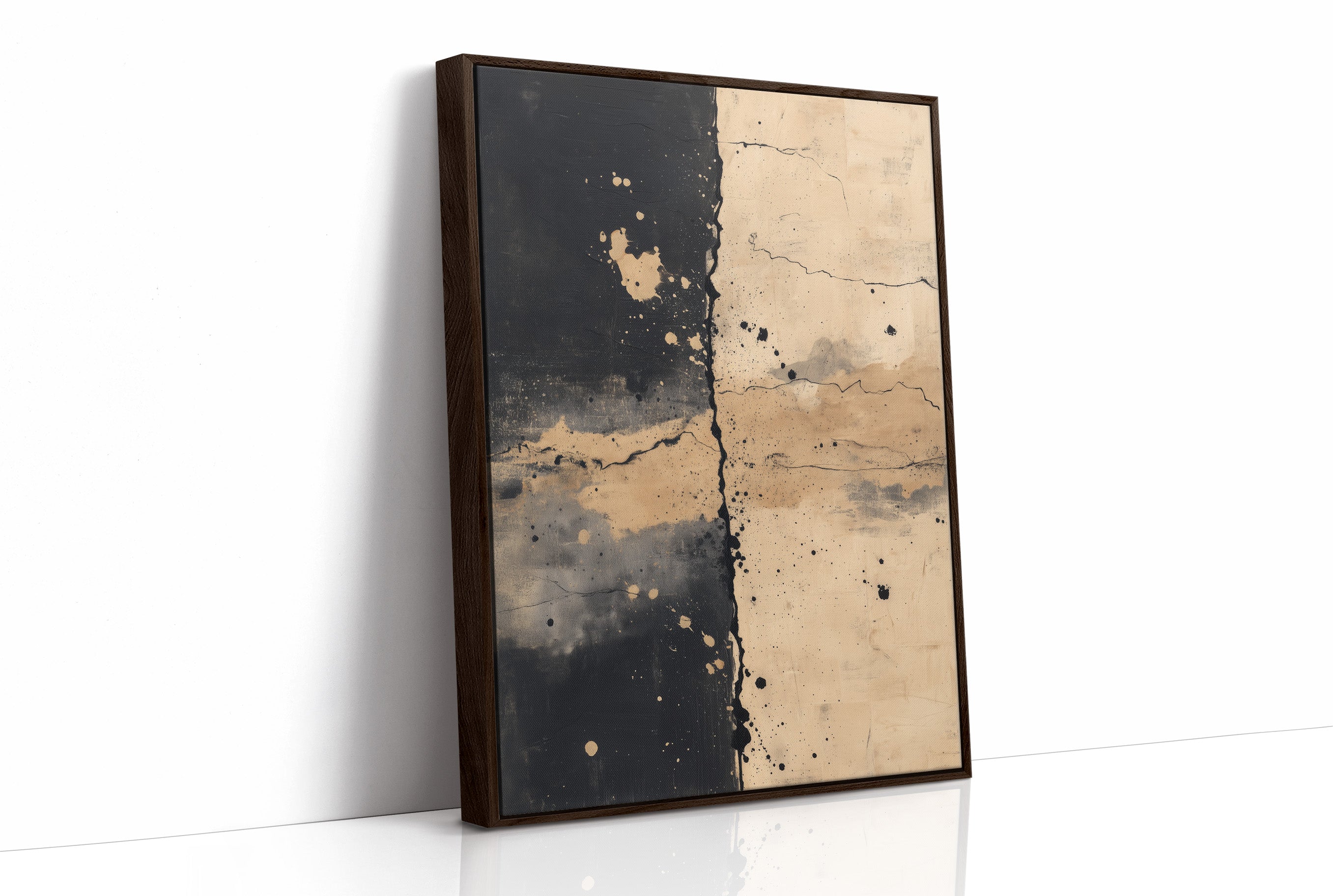 Ink Spills Into Desert Sand