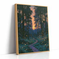 Fireflies at Dusk's Edge