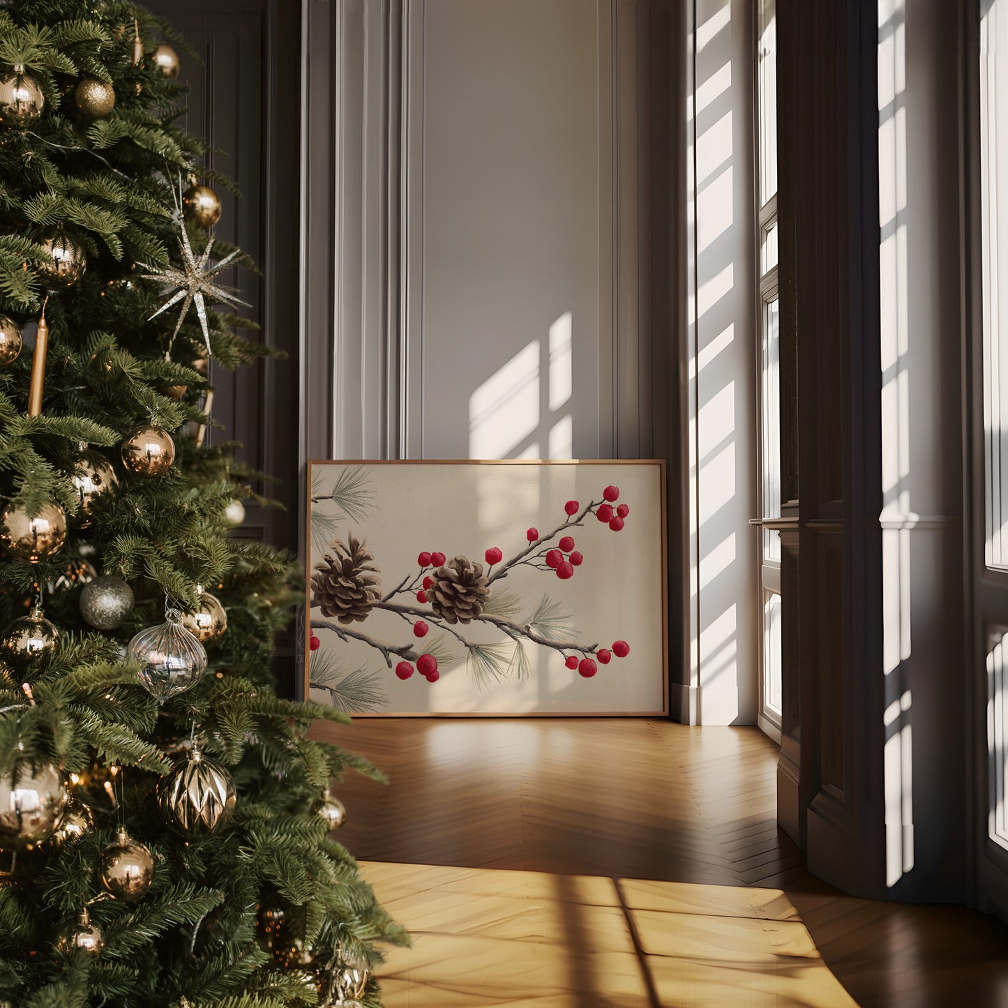 Winter Berries Paint December's Story