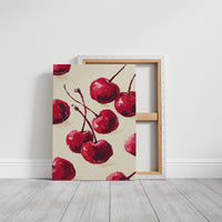 Crimson Harvest: Cherries in Bold Brushstrokes