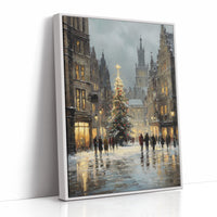 Snow Falls On Cathedral Square