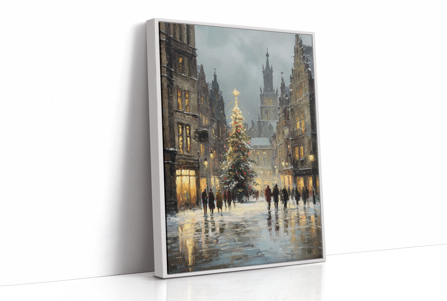 Snow Falls On Cathedral Square