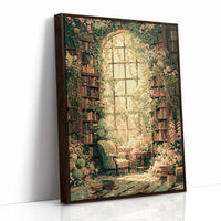 Arched Light, Rose-Draped Stacks