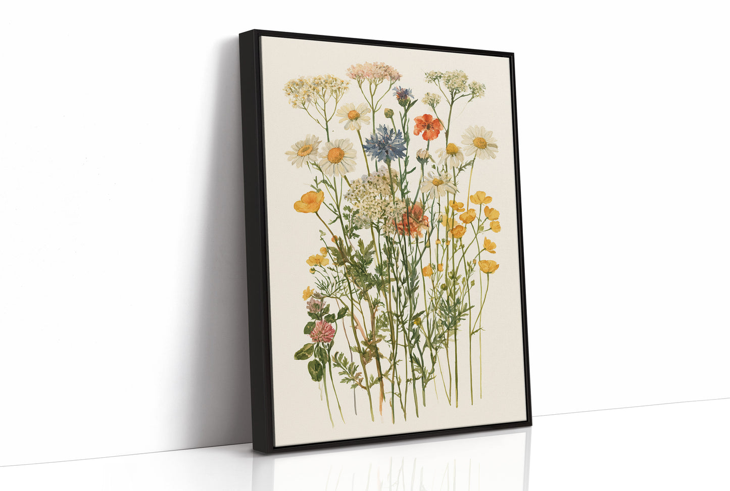 Meadow Row In Watercolor