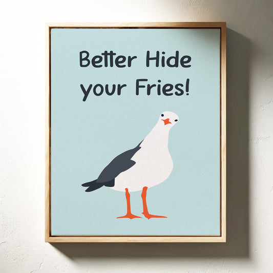 Seagull Seeks Seaside Snack Secrets