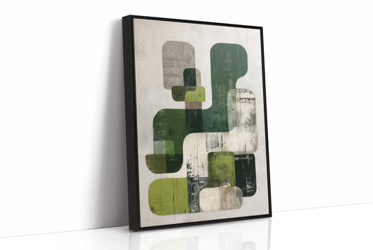 Moss Shapes Dance In Morning Light