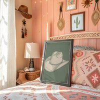 Weathered Rancher's Dream - Vintage Cowboy Hat