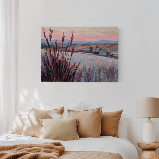 Fields Bathed in Blush