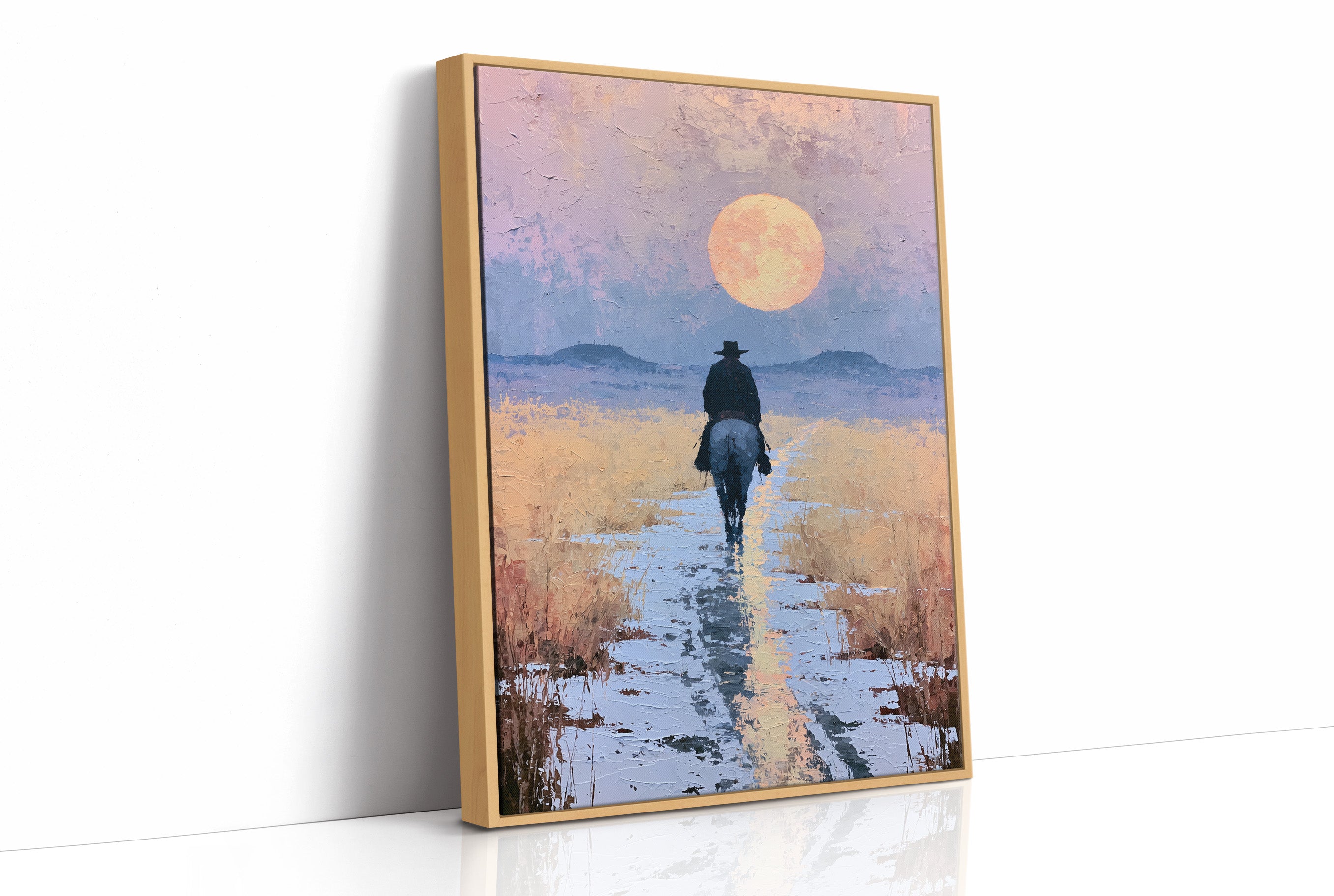 Moonrise Over the Prairie