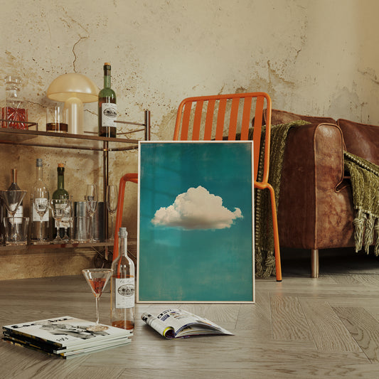 Daydream Cloud Over Turquoise Sky