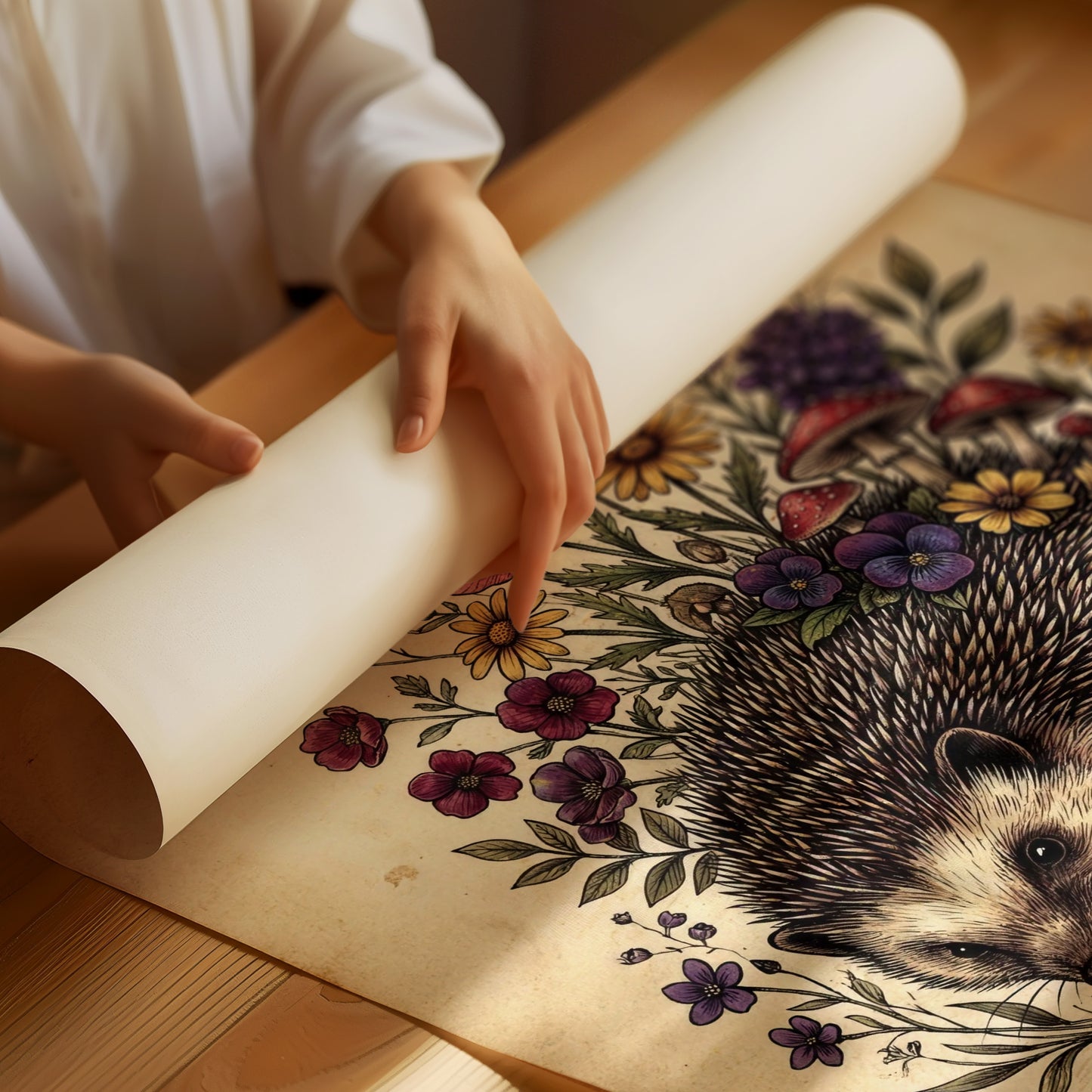 The Hedgehog's Traveling Garden