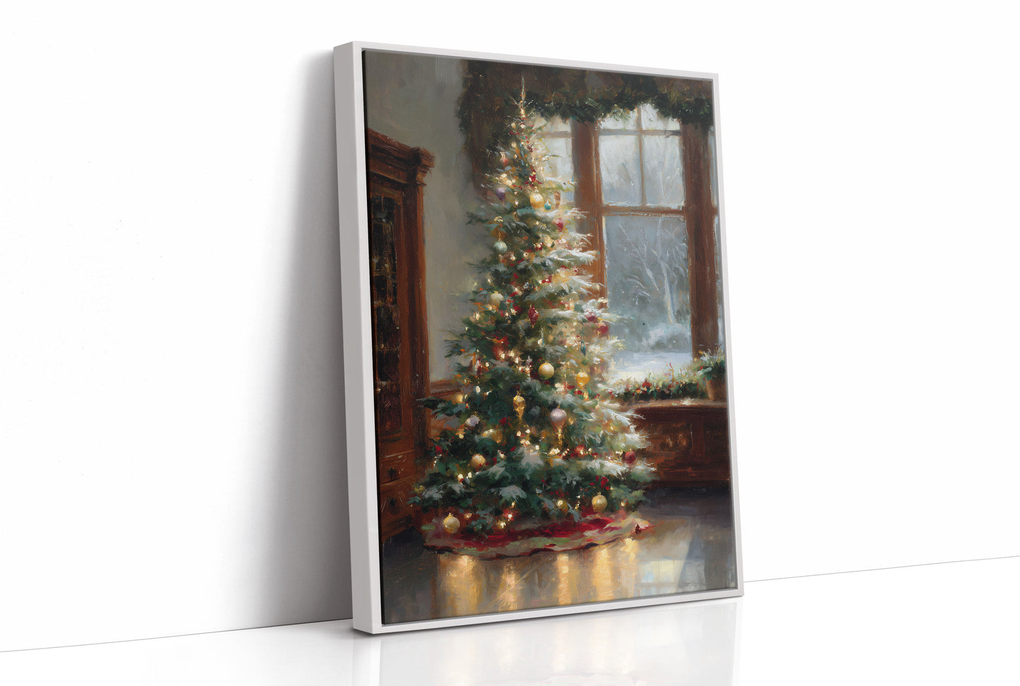 December Stories Through Window Light