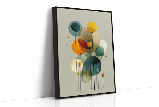 Floating Circles Dance In Light