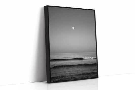 Moonlit Tide and Quiet Reflections