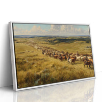 Prairie Dust Follows The Herd